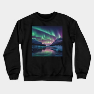 beautiful Northern Lights Crewneck Sweatshirt